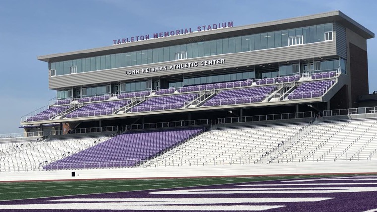 Tarleton Memorial Stadium in Texas. 