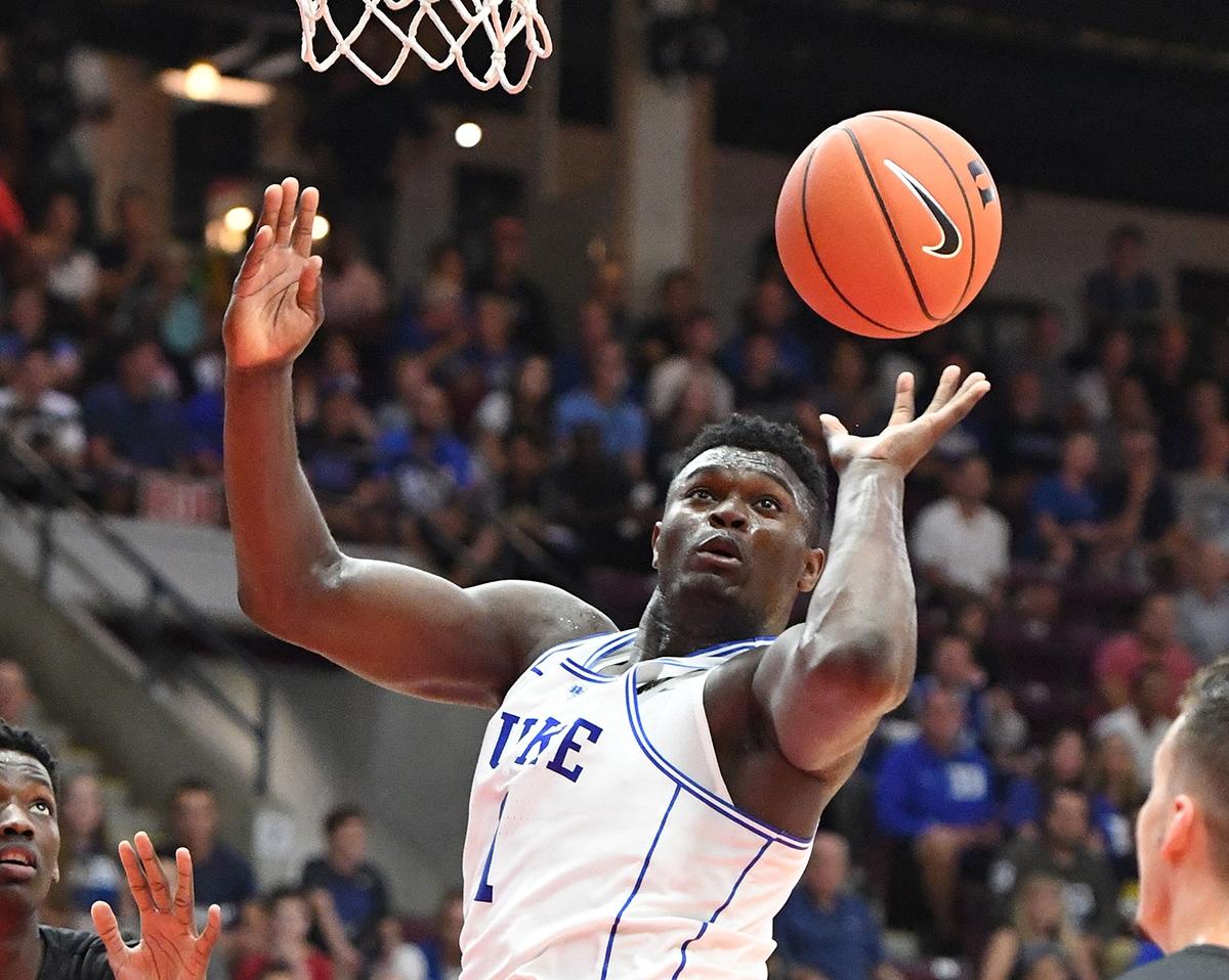 Duke University freshman Zion Williamson.