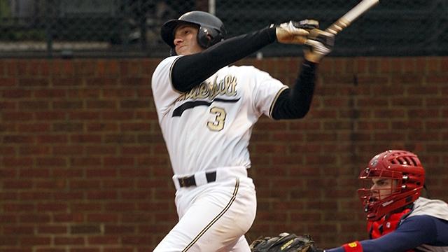 Dominic de la Osa is the career leader in hits, doubles, and RBI for Vanderbilt baseball.