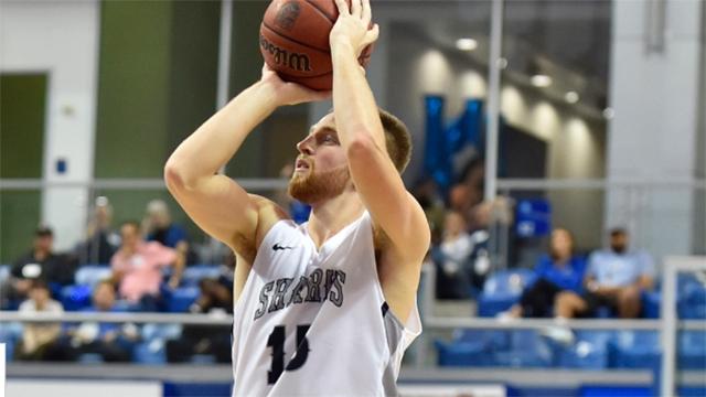 Mikkel Kolstad of Nova Southeastern leads DII men's basketball in 3s.