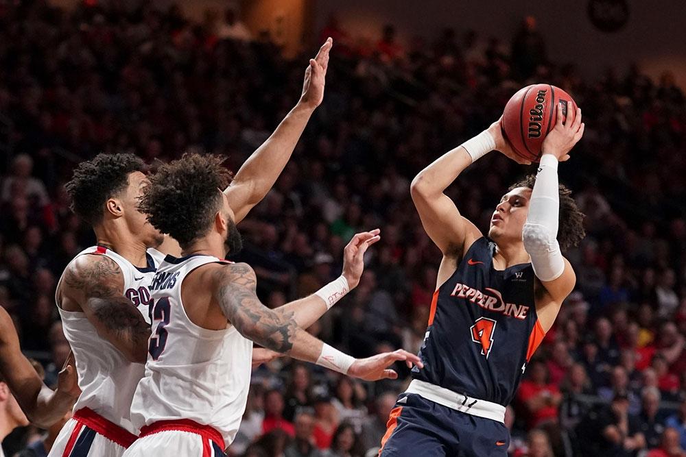 Pepperdine's Colbey Ross.