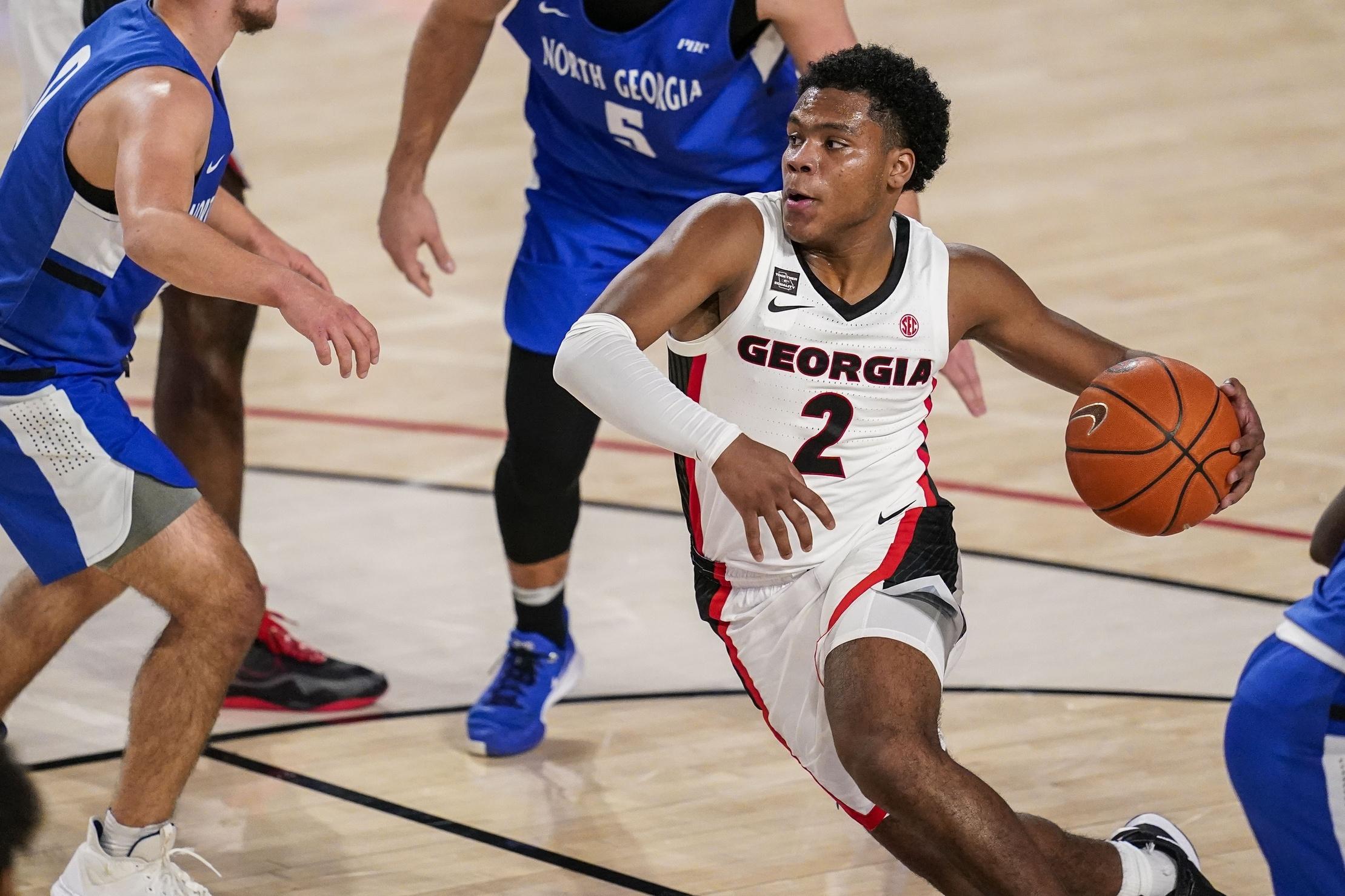 Georgia basketball's Sahvir Wheeler 