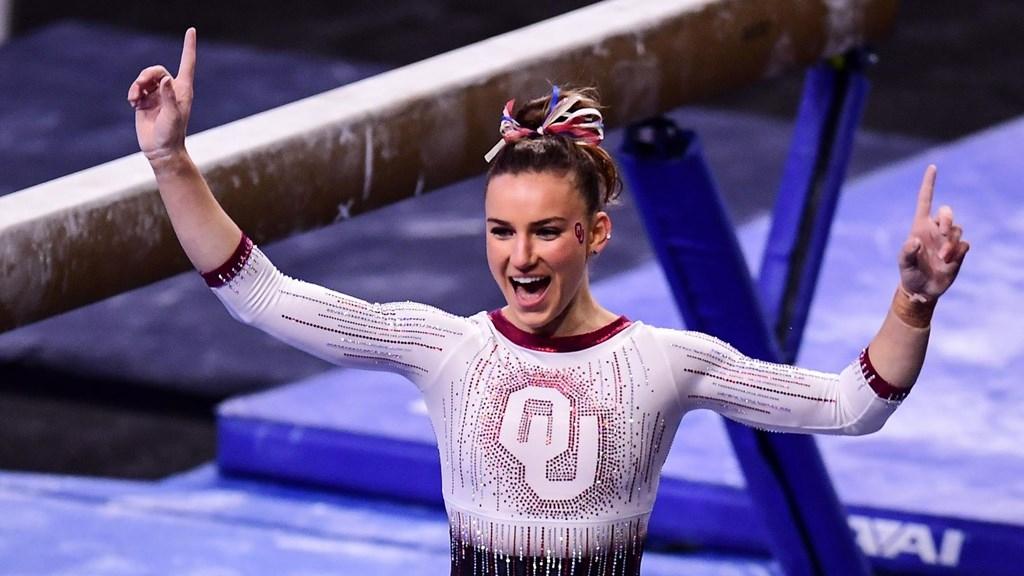Anastasia Webb of Oklahoma women's gymnastics