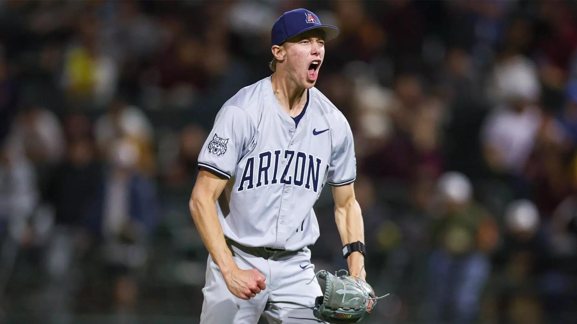 Arizona's Owen Kramkowski 