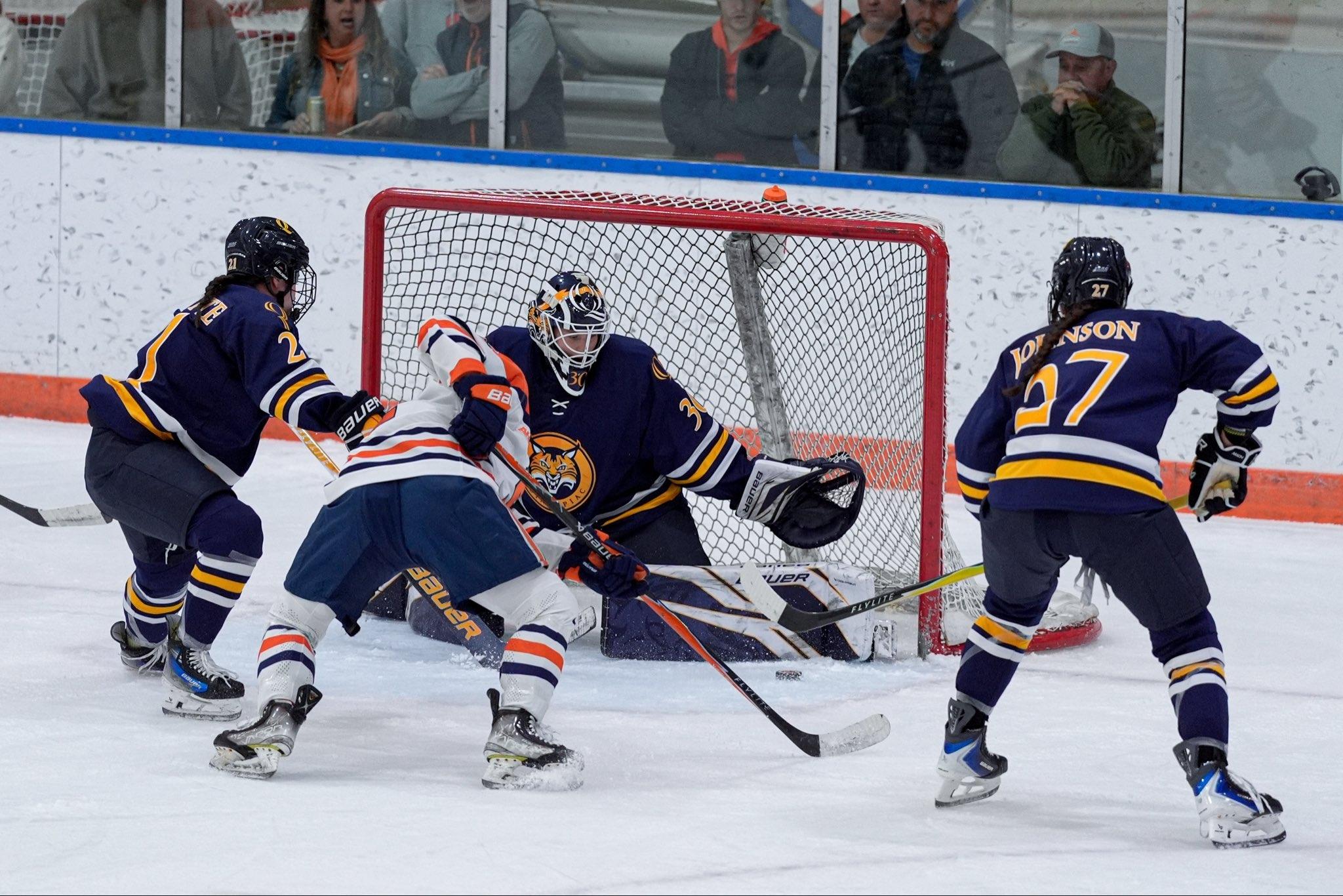 Quinnipiac goaltender Felicia Frank