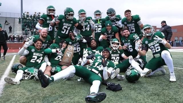 Northwest Missouri State celebrates another MIAA title. 